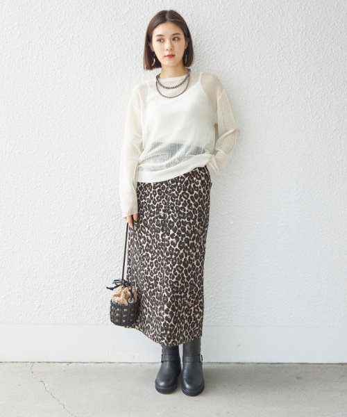 SHIPS WOMEN(シップス　ウィメン)/【SHIPS別注】ANNUAL:シアー メッシュ プルオーバー ◇/img19