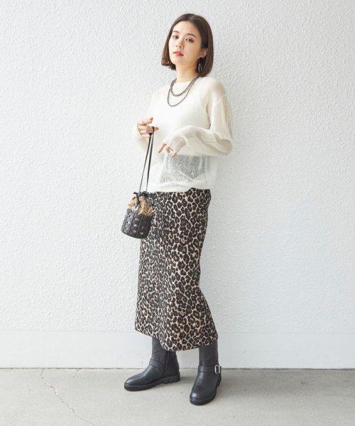 SHIPS WOMEN(シップス　ウィメン)/【SHIPS別注】ANNUAL:シアー メッシュ プルオーバー ◇/img21