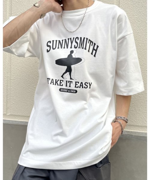SUNNY SMITH(サニースミス)/アーチロゴ 11.6オンスウルトラヘヴィーウェイトTシャツ/img01