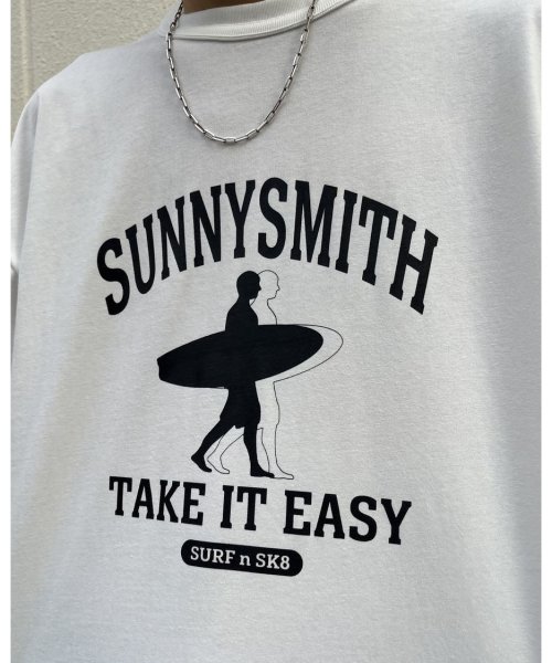 SUNNY SMITH(サニースミス)/アーチロゴ 11.6オンスウルトラヘヴィーウェイトTシャツ/img04