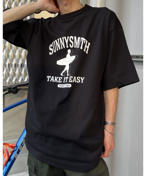SUNNY SMITH(サニースミス)/アーチロゴ 11.6オンスウルトラヘヴィーウェイトTシャツ/img12