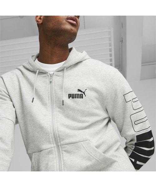 PUMA(プーマ)/メンズ PUMA POWER カラーブロック フーデッド ジャケット/img03