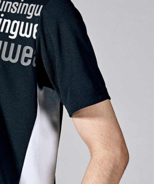 Munsingwear(マンシングウェア)/【ENVOY】EXcDRYラスタカラーmロゴモックネック半袖シャツ【アウトレット】/img04