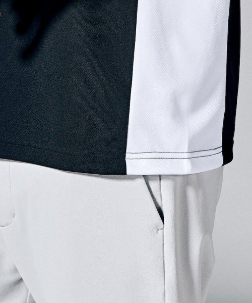 Munsingwear(マンシングウェア)/【ENVOY】EXcDRYラスタカラーmロゴモックネック半袖シャツ【アウトレット】/img05