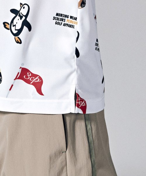 Munsingwear(マンシングウェア)/【ENVOY｜3Colors Penguin logo】70sベットシーツ柄長袖シャツ【アウトレット】/img05