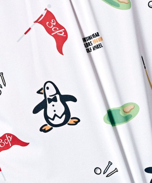 Munsingwear(マンシングウェア)/【ENVOY｜3Colors Penguin logo】70sベットシーツ柄長袖シャツ【アウトレット】/img07