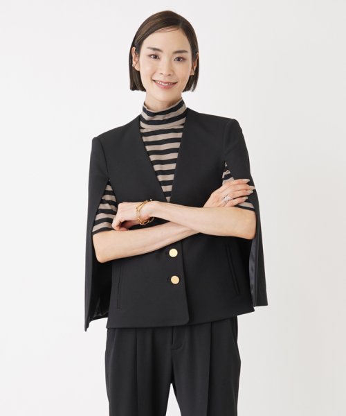 【小林ゆりさん着用】ケープ風ジャケット【NEMIKA×Number】 