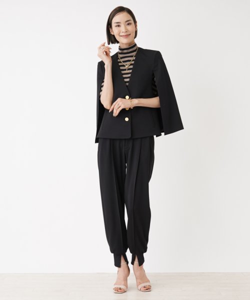 【小林ゆりさん着用】ケープ風ジャケット【NEMIKA×Number】 