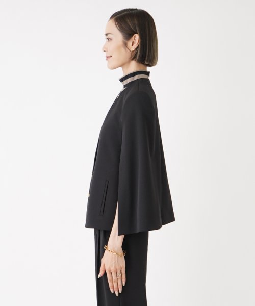 【小林ゆりさん着用】ケープ風ジャケット【NEMIKA×Number】 