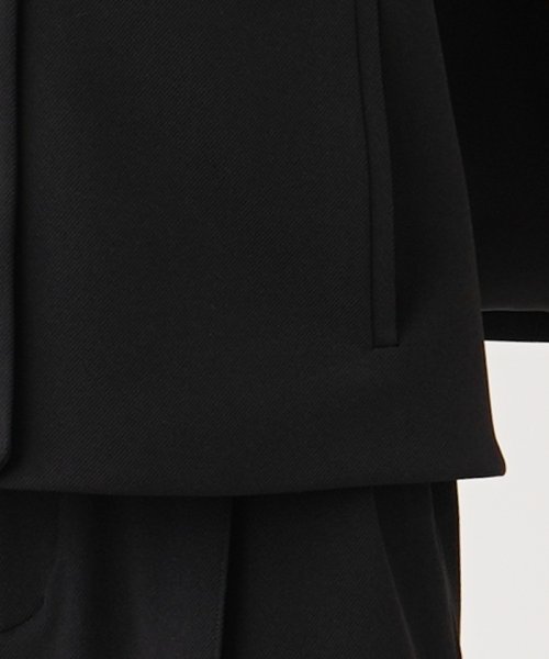 【小林ゆりさん着用】ケープ風ジャケット【NEMIKA×Number】 