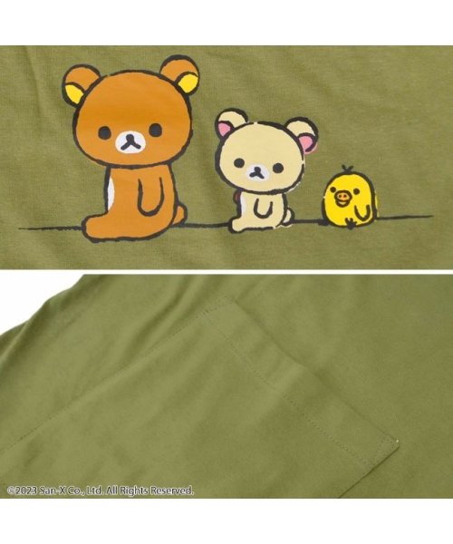 RIRAKKUMA(リラックマ)/リラックマ スーパービッグ Tシャツ 半袖 ビッグシャツ ワンピース サンエックス San－x/img03