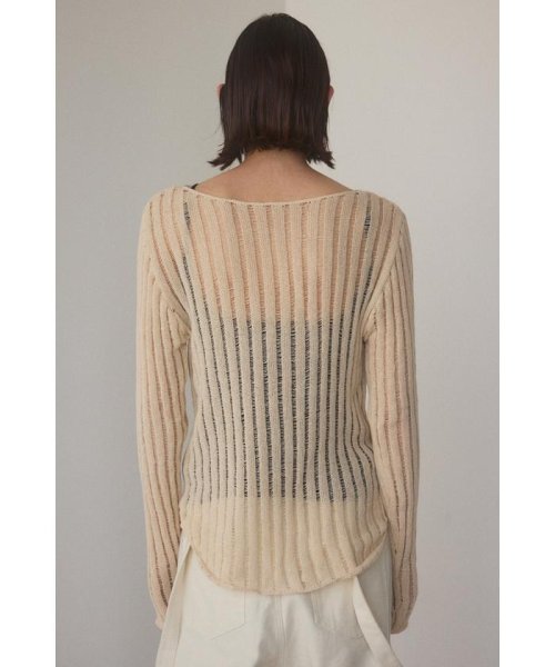 BLACK BY MOUSSY(ブラックバイマウジー)/drop needle knit tops/img11