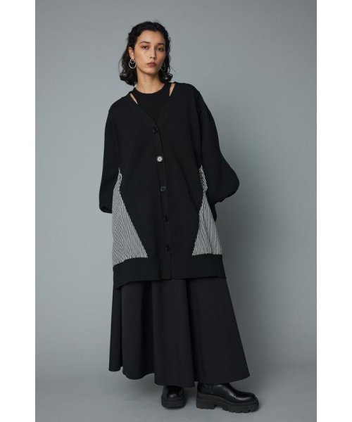 HeRIN.CYE(ヘリンドットサイ)/Wave sleeve long cardigan/img01