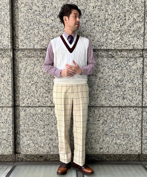 SHIPS MEN(シップス　メン)/【Southwick別注】Alan Paine: Wool Cricket Vest/img04
