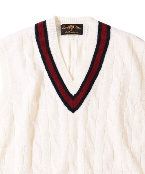 SHIPS MEN(シップス　メン)/【Southwick別注】Alan Paine: Wool Cricket Vest/img08