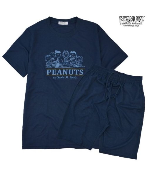  PEANUTS( ピーナッツ)/スヌーピー Tシャツ パンツ 上下 セット 半袖 巾着 プリント トップス ボトムス 部屋着 パジャマ SNOOPY PEANUTS/img07