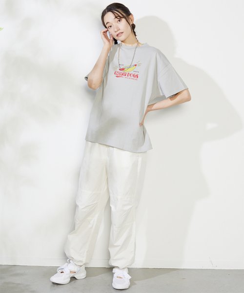 coen(coen)/【coen/コーエン】サイドロードプリントTシャツ/img12