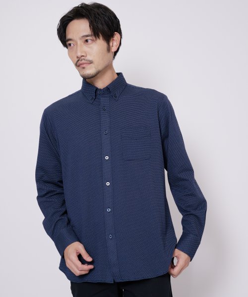 JEANS MATE(ジーンズメイト)/【BLUESTANDARD】吸水 速乾 イージーケア ピンポイント消臭 アルティマ ニット シャツ 防しわ 防皺/img23