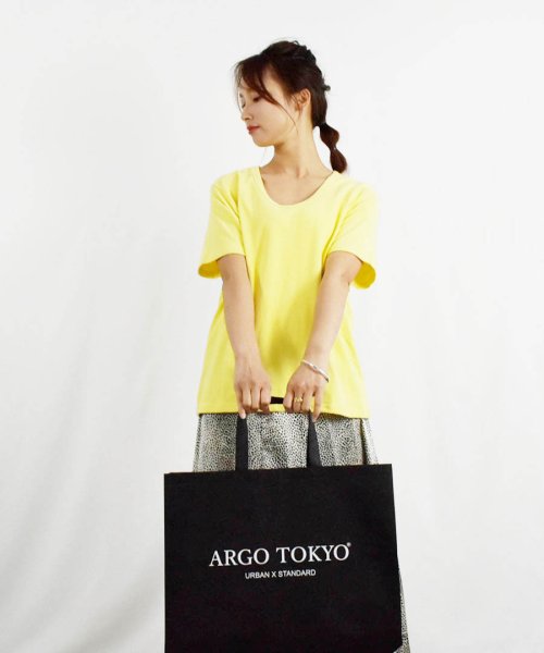 ARGO TOKYO(アルゴトウキョウ)/Stretch Cotton Color T－shirt 24064 コットンストレッチカラーTシャツ　Tシャツ　コットンT　半袖　カットソー　/img31