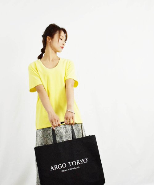 ARGO TOKYO(アルゴトウキョウ)/Stretch Cotton Color T－shirt 24064 コットンストレッチカラーTシャツ　Tシャツ　コットンT　半袖　カットソー　/img33