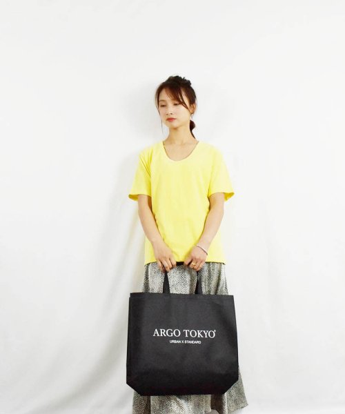 ARGO TOKYO(アルゴトウキョウ)/Stretch Cotton Color T－shirt 24064 コットンストレッチカラーTシャツ　Tシャツ　コットンT　半袖　カットソー　/img43