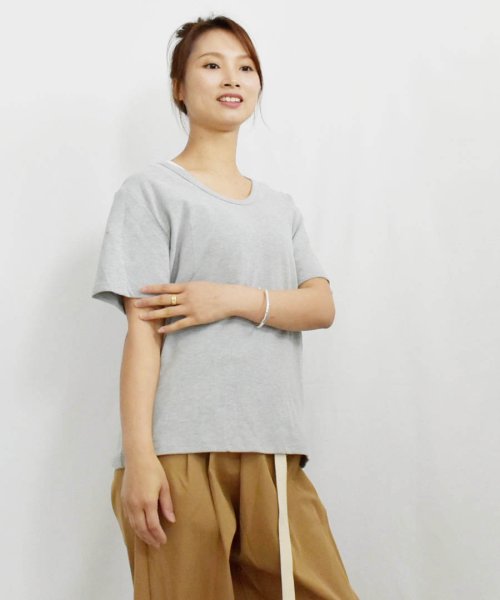 ARGO TOKYO(アルゴトウキョウ)/Stretch Cotton Color T－shirt 24064 コットンストレッチカラーTシャツ　Tシャツ　コットンT　半袖　カットソー　/img48