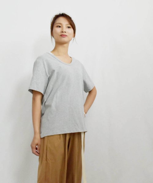 ARGO TOKYO(アルゴトウキョウ)/Stretch Cotton Color T－shirt 24064 コットンストレッチカラーTシャツ　Tシャツ　コットンT　半袖　カットソー　/img49