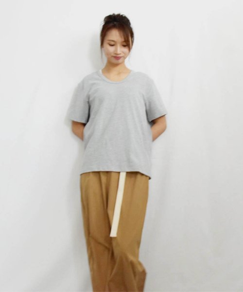 ARGO TOKYO(アルゴトウキョウ)/Stretch Cotton Color T－shirt 24064 コットンストレッチカラーTシャツ　Tシャツ　コットンT　半袖　カットソー　/img56