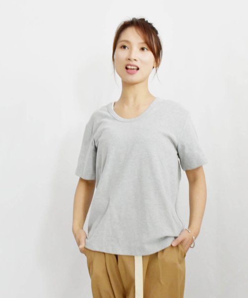 ARGO TOKYO(アルゴトウキョウ)/Stretch Cotton Color T－shirt 24064 コットンストレッチカラーTシャツ　Tシャツ　コットンT　半袖　カットソー　/img62