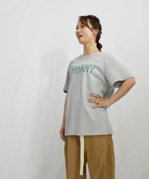 ARGO TOKYO(アルゴトウキョウ)/LOGOプリントコットンTシャツ 24067 ロゴTシャツ　コットンT　Tシャツ　プリントT　カットソー　ロゴT/img49