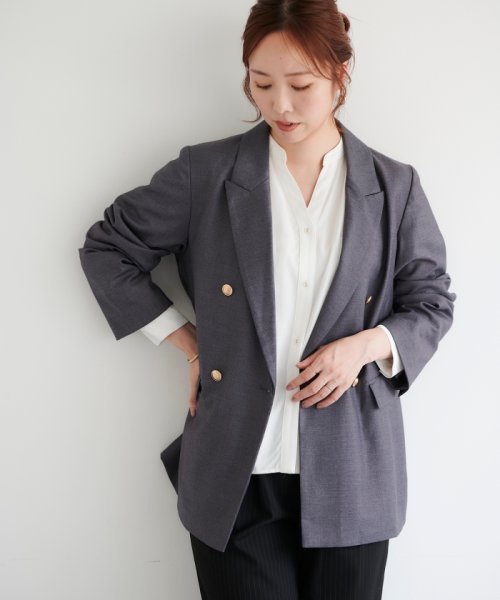ダブルブレストジャケット 