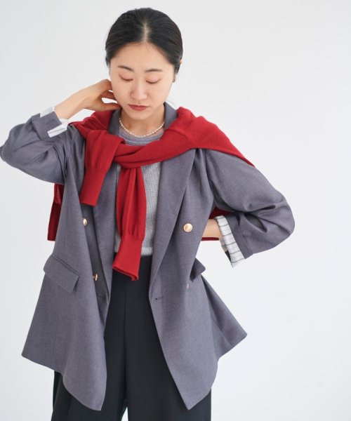 ダブルブレストジャケット 