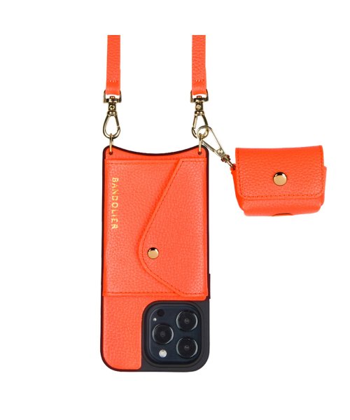 BANDOLIER(バンドリヤー)/BANDOLIER バンドリヤー AirPods Pro ポーチ イヤホン ケース エアーポッズ プロ メンズ レディース POUCH NEON ORANGE /img05