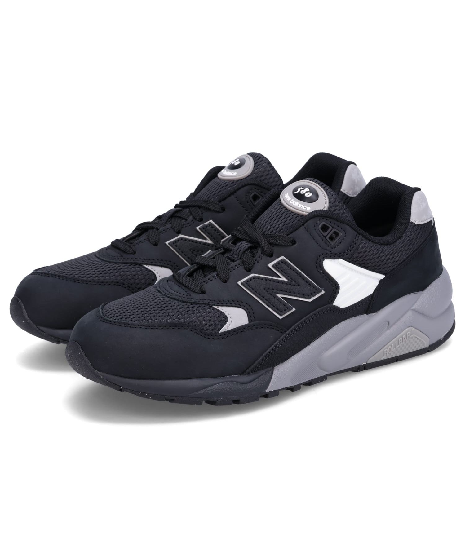 ニューバランス new balance 580 スニーカー メンズ Dワイズ ブラック 黒 MT580MDB