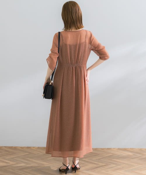 kaene　ラメドビータックスリーブドレス この商品は