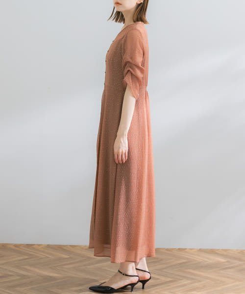 kaene　ラメドビータックスリーブドレス この商品は