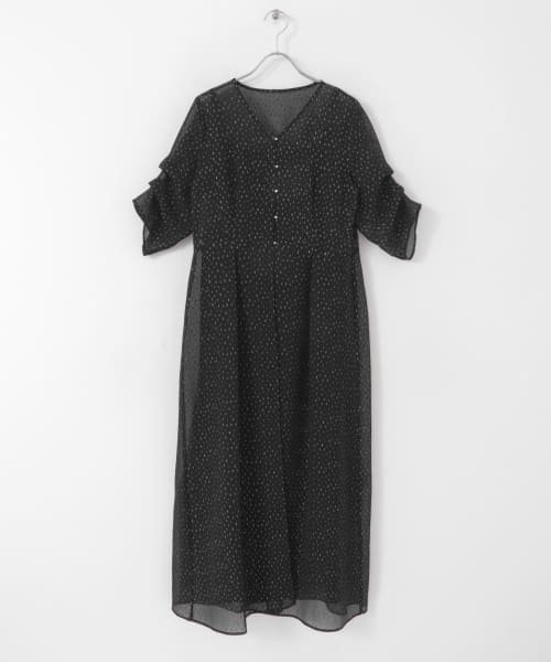 kaene　ラメドビータックスリーブドレス この商品は