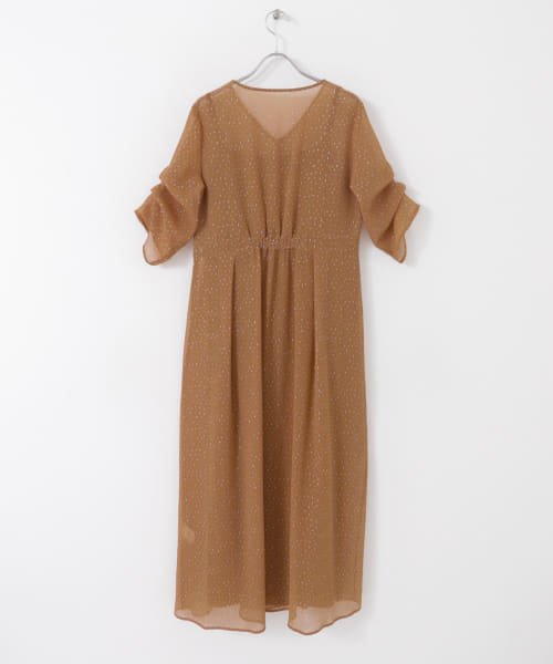 kaene　ラメドビータックスリーブドレス この商品は