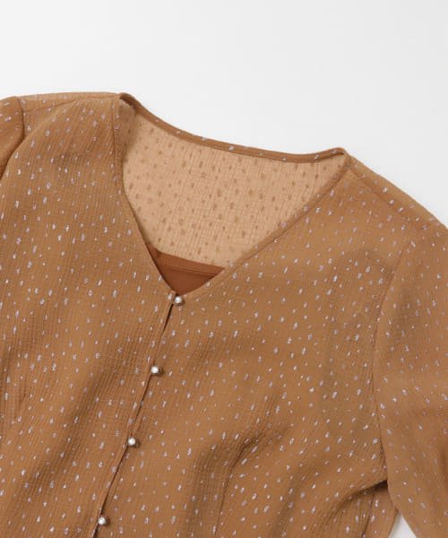 kaene　ラメドビータックスリーブドレス この商品は