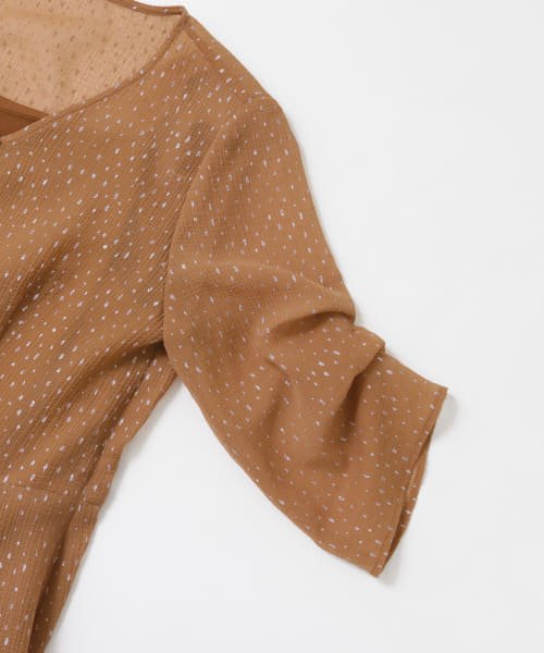 kaene　ラメドビータックスリーブドレス この商品は