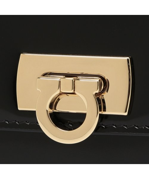 フェラガモ 長財布 ワンダ ブラック レディース FERRAGAMO 220433 760666 FERRAGAMO フェラガモ 長財布 ワンダ ブラック レディース
