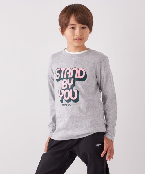 SHIPS any WOMEN(シップス　エニィ　ウィメン)/SHIPS any: タイポグラフィー プリント ロンT<KIDS>◇/img03