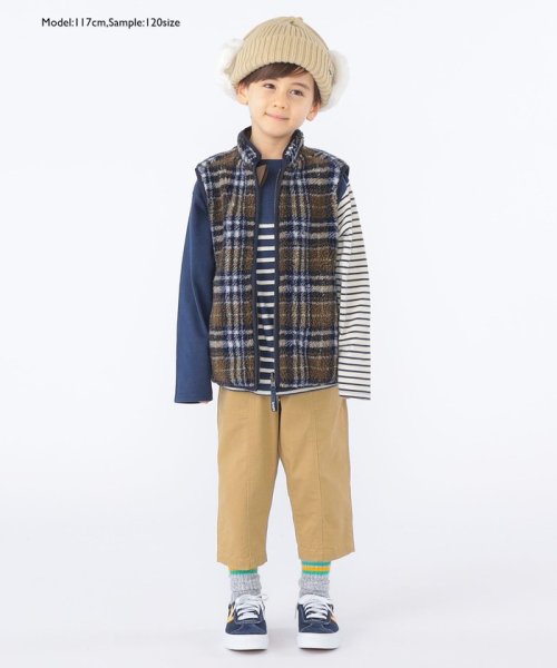 SHIPS KIDS(シップスキッズ)/SHIPS KIDS:100～130cm / ワイド クロップド パンツ/img07