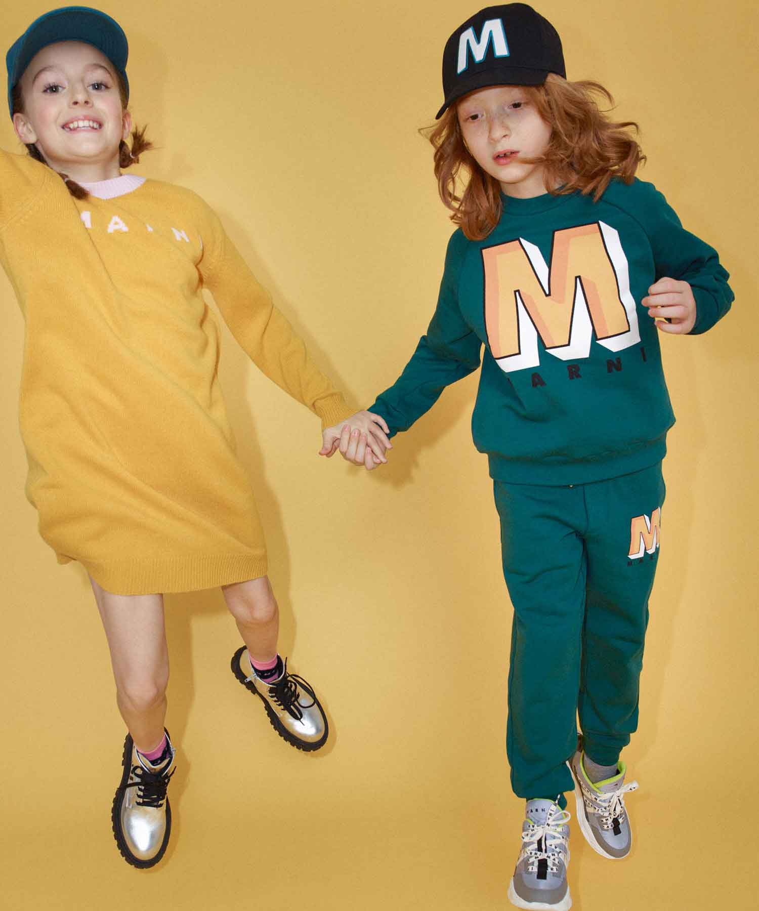 セール】MARNI（マルニ）Kids & Junior ブランドロゴスウェットパンツ