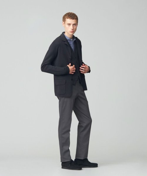 ミラノリブ ニットジャケット 