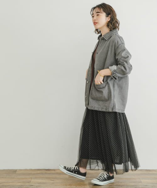 ITEMS URBANRESEARCH(アイテムズ アーバンリサーチ（レディース）)/デニムオーバージャケット/img09