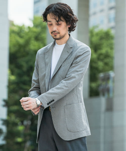 セール】LIFE STYLE TAILOR ブラッシュドツイルジャケット(505474721