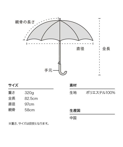 Wpc．(Wpc．)/【Wpc.公式】雨傘 ガーリーチェリー  58cm ジャンプ傘 継続撥水 晴雨兼用 レディース 長傘/img08