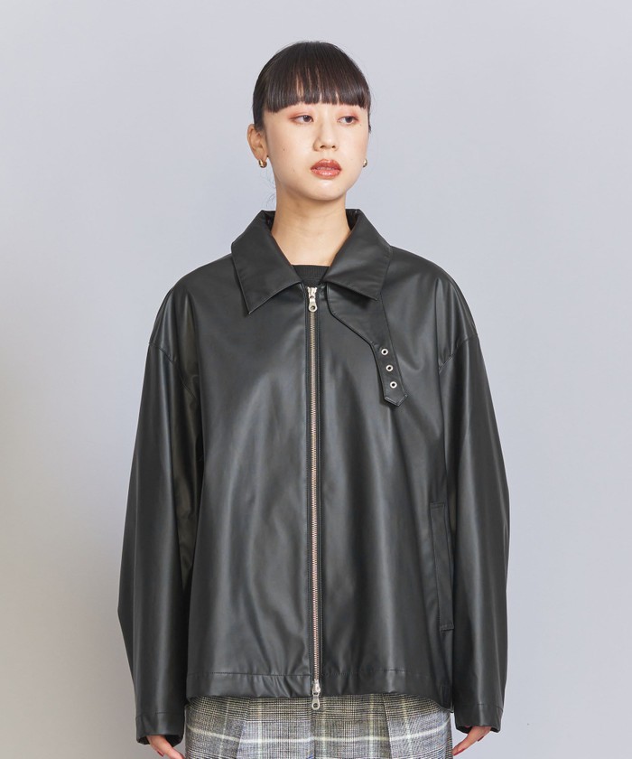 UNITED ARROWS ユナイテッドアローズ フェイクレザージャケット 36