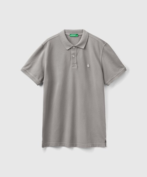 BENETTON (mens)(ベネトン（メンズ）)/ロゴ刺繍半袖ポロシャツ/img20